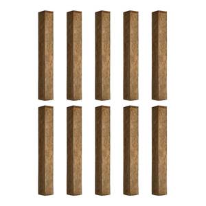 Solid Mango Wood <b>Square</b> Turning Blocks Premium Eco-Friendly Hardwood Blanks Handmade Polished Knife Handles Carving DIY - Product Image 1