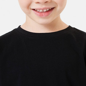 Camiseta Negra de Manga Corta con Cuello Redondo, Informal, para Niños, Adolescentes, Camisetas de Verano de Secado Rápido - Product Image 6