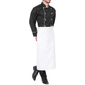 Veste de chef professionnelle de qualité supérieure, respirante, imperméable, antibactérienne, en coton et lin, logo personnalisé, uniforme d'hôtel - Product Image 2