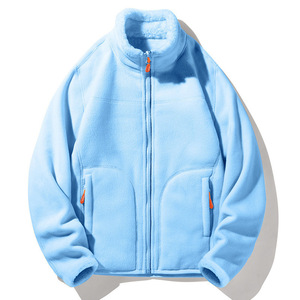 Veste en fourrure 100% laine personnalisée pour l'hiver, veste imprimée sur toute la surface, veste en polaire sherpa surdimensionnée, veste en laine moelleuse pour hommes - Product Image 5