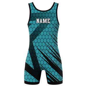 Justaucorps de musculation pour hommes avec logo personnalisé et tissu extensible - Design de sublimation personnalisable - Product Image 3