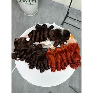 Extensiones de Cabello Humano Ondulado Doble Trama Virgen Vietnamita Ondas Naturales Proveedor Mayorista - Product Image 3