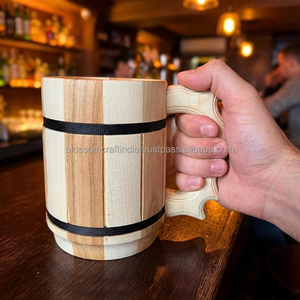 Taza de Café de Madera Exclusiva, Calidad Premium, Exportación de la India, Creación Artesanal Limitada, Diseño de Vajilla - Product Image 3