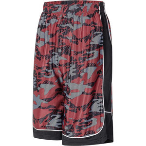 Custom Logo Basketball Shorts with Double-<b>Layer</b> Thick Mesh Fabric Cotton Style Cargo Solid Pattern Sublimation Printed Mesh - Product Image 4