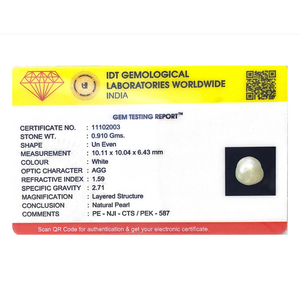 Exquisite Keshi Pearl Loose Gemstone 4.55 Carat for Fine Jewelry - Product Image 4