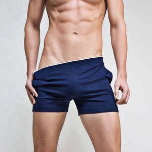 High Quality <b>Custom</b> Logo Men's Breathable Knitted Briefs & <b>Boxers</b> Good Quality Boxing Shorts with OEM Service - Product Image 4