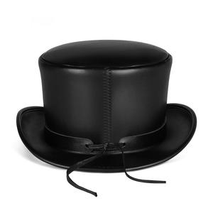 High Quality Custom 5 Panel PU Leather Trucker <b>Hat</b> - Product Image 6