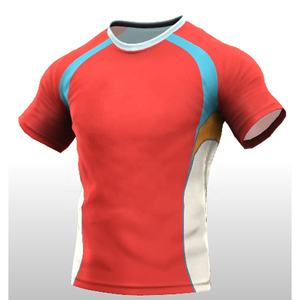 Camiseta de Rugby personalizada, ropa cómoda y transpirable de secado rápido, sublimada - Product Image 3