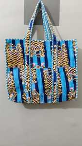 Bolsa de Mano de Algodón con Estampado de Tigre Colorido, Estilo Bohemio, Abierta, para la Playa, para Mujer, Moda de Verano - Product Image 6