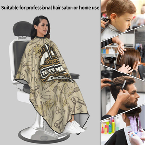 Cape de barbier professionnelle personnalisée, imperméable, légère, antistatique, pour la coupe de cheveux en salon, avec logo OEM - Product Image 5