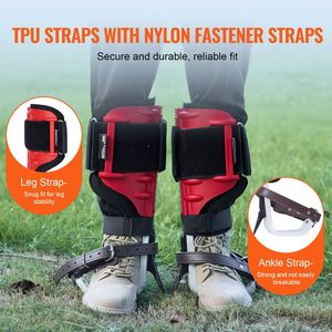 1 Par de Púas de Aluminio para Trepar Árboles con Capacidad de Carga de 350 lb, 1 Par de Espuelas de Aluminio para Escalar, Accesorios para Equipo de Escalada - Product Image 4