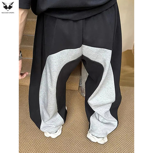 Produit tendance de premier choix, service OEM ODM de qualité supérieure, pantalon de survêtement unisexe surdimensionné, coupe ample confortable, jogging en molleton - Product Image 3