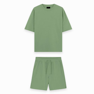 Nouvelle chemise à manches courtes coupe classique avec poches, design streetwear grande taille, ensemble deux pièces pour homme, été, tissu éponge à séchage rapide - Product Image 1
