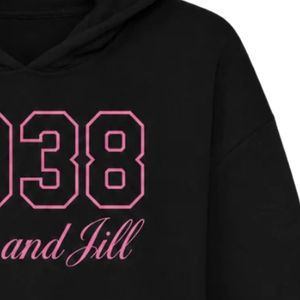 เสื้อฮู้ดครอปพิมพ์ลายกราฟิกสีดำสำหรับผู้หญิง ปี 1938 แขนยาว ผ้าฟลีซนุ่ม สวมใส่สบาย ทรงหลวม แฟชั่นสตรีทแวร์ - Product Image 4