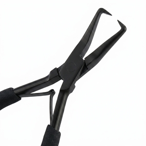 Pince de retrait d'extensions capillaires en acier inoxydable, outil de dépose de micro-anneaux pour extensions de cheveux - Product Image 4