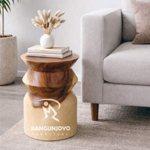 Mesa de Centro Multifuncional Moderna de Lujo, Hecha a Mano, de Madera Sólida Ecológica y Duradera, para el Hogar, Comedor y Sala de Estar - Product Image 3