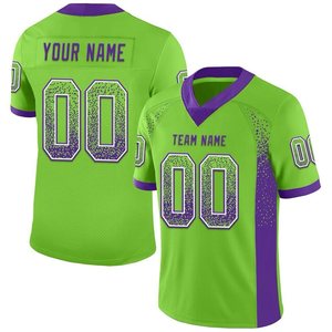 Maillot de football américain 2026, dernière collection, 100 % polyester, couleur personnalisée, manches courtes, léger, séchage rapide, écologique - Product Image 5
