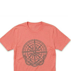 Diseño de camiseta gráfica sencilla en color rojo claro y estilo personalizado para looks modernos y a la moda. - Product Image 2