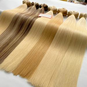 ช่อผมมนุษย์แบบตรงสีบลอนด์อ่อน - Product Image 5