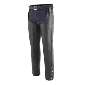 Best Sale Cheap Price Breathable Comfortable Men Leather <b>Chaps</b> Wholesale Latest Design Washed Leather <b>Chaps</b> For Adults - Product Image 3