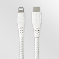 Cable de Carga Rápida Tipo-C de Cobre Puro Trenzado de Alta Calidad para iOS y Computadoras, 1m/2m/3ft/6ft/10ft, Certificado MFI, en Stock