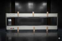 Cadre de trame en aluminium de haute qualité de 190 mm pour machine textile à jet d'air Tsudakoma