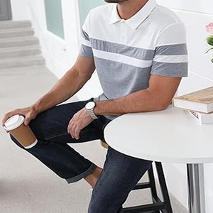 Camiseta de Color Sólido Personalizada de Marca Propia para Hombre, Camiseta Polo de Algodón Estampada de Secado Rápido para Negocios, Subida por Dress Sports - Product Image 4