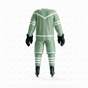 Ice Hockey Uniform Custom Team Jersey And Pants Breathable Lightweight <b>Athletic</b> Sportswear For Professional Training League - Product Image 4