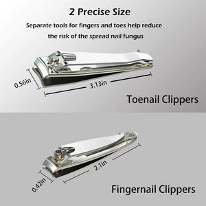 Nouvel Arrivage Coupe-Ongles Professionnels en Acier Inoxydable pour Manucure et Pédicure, Grande Ouverture de la Mâchoire, OEM/ODM, Logo Personnalisé, Haute Qualité - Product Image 6