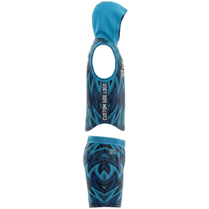Tenues de football 7v7 personnalisées pour adultes – Impression par sublimation, design et couleurs personnalisables, tailles variées, séchage rapide, respirantes, idéales pour l'été - Product Image 5