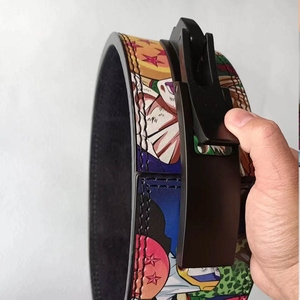 Ceinture de musculation Dragon Ball Super Saiyan Vegeta en cuir artificiel, réglable, avec support lombaire et fermeture à boucle pour la force - Product Image 3