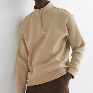 Winter Wool/Cotton Crew Neck <b>Jumper</b> Men's Organic Cotton <b>Pullover</b> Sustainable Sweatshirt Custom Front Design Breathable Quick - Product Image 2