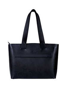 Bolso Tote de Cuero de Gran Capacidad para Mujer, Bolso de Hombro Minimalista para Oficina, Bolso de Compras Resistente con Logotipo Personalizado - Product Image 4