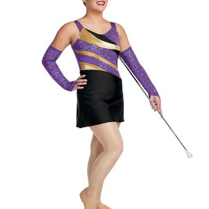 Vestido de Majorette de Tela Transpirable, Cómodo de Usar, para Competiciones y Eventos Escolares - Product Image 2