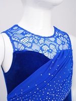 6-16 enfants filles Costume de danse lyrique robe en dentelle vêtements de danse pour compétition de danse moderne classe scène Performance fabricant