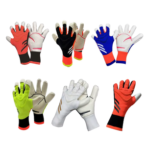 Gants de gardien de but de football professionnels en PU, antidérapants, avec fermeture auto-agrippante, protection des doigts et du pouce, unisexes - Product Image 6