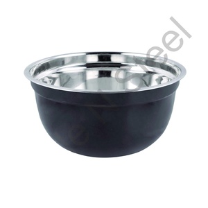 Ensemble de bols de service en acier inoxydable de qualité supérieure 3 pièces Euro Cuisine Bols de cuisine en métal durable - Product Image 1