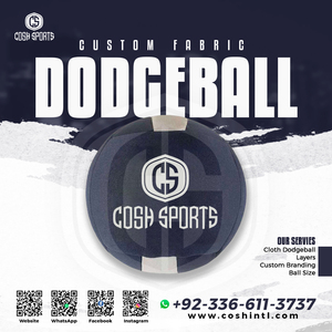 Fournisseur de ballons de dodgeball en tissu noir et jaune personnalisés |   Fabricant, exportateur et fournisseur de dodgeball - Product Image 5