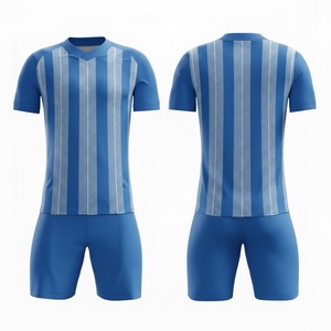 ชุดฟุตบอลชายคุณภาพสูงแบบขายส่งสั่งทำพิเศษ ผ้าโพลีเอสเตอร์ 100% ระบายอากาศได้ดี ชุดเสื้อและกางเกงขาสั้น พิมพ์ลายแบบซับลิเมชั่น - Product Image 6