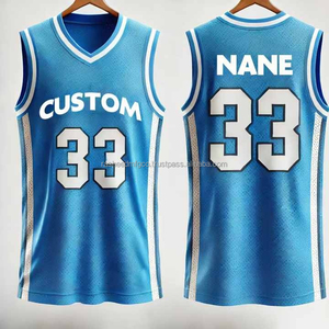 Uniforme de Baloncesto Sublimado con Impresión Personalizada, Talla Grande, Absorbente de Humedad, Secado Rápido, Transpirable, 100% Poliéster - Product Image 3