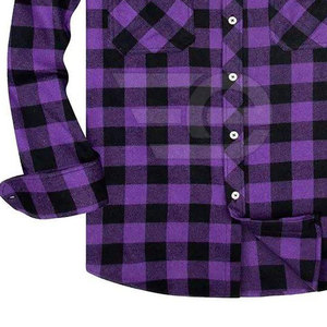 Camisas de Franela para Hombre, Manga Larga, Casuales, de Algodón Suave, a Cuadros, Cómodas, con Botones, para Exteriores, Modernas, Ropa de Trabajo - Product Image 2