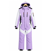 Combinaison de ski pour homme de haute qualité, imperméable, une pièce, pour l'hiver, vêtements de snowboard d'extérieur, respirante, performante