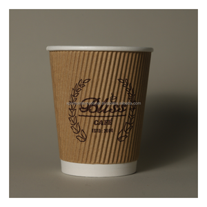 Vaso de Papel Biodegradable de Alta Calidad, 6oz/180ml, Estilo Ecológico, Grado Alimenticio, Materiales Reciclados, Resistente, de un Solo Uso, para Bebidas, Espresso - Product Image 1