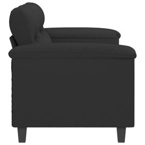 Sofá Negro de 2 Plazas para Sala de Estar - Product Image 4