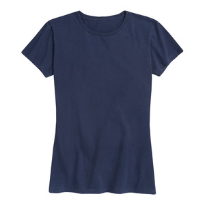 T-shirt col rond classique pour femmes et adolescentes, grandes tailles, coupe ample, 100 % coton, toutes saisons, broderie, hauts tunique boutonnés - Product Image 3