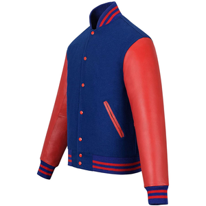 Veste universitaire personnalisée surdimensionnée respirante à col en V brodé unisexe de qualité supérieure blanche style baseball Letterman marque privée streetwear - Product Image 5