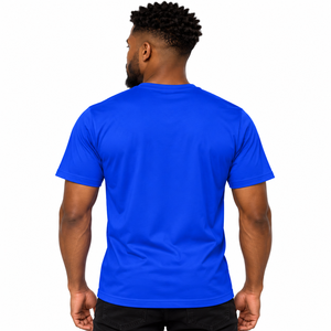 Phi Beta Sigma Royal Blue <b>Mens</b> Graphic T <b>Shirt</b> with <b>White</b> Greek Letter Fraternity Inc Logo Print <b>Short</b> <b>Sleeve</b> Crew Neck Casual - Product Image 2