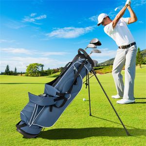 Borsa da Golf Leggera in Poliestere Blu con 4 Tasche con Cerniera, 3 Divisori, Materiale PU Impermeabile per Viaggi - Product Image 2