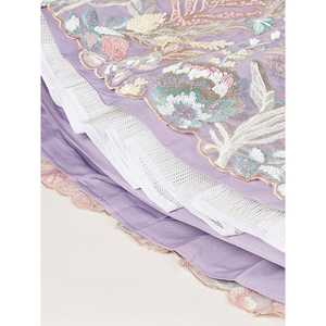 Belle Lavande Paillettes Net Demoiselle D'honneur Lehenga Choli Avec Dupatta - Product Image 3