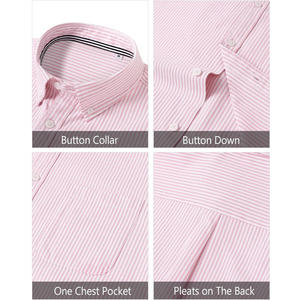 Chemise habillée sur mesure pour homme, style Oxford, manches longues, décontractée, formelle, pour le bureau, vente en gros, fabricant - Product Image 4